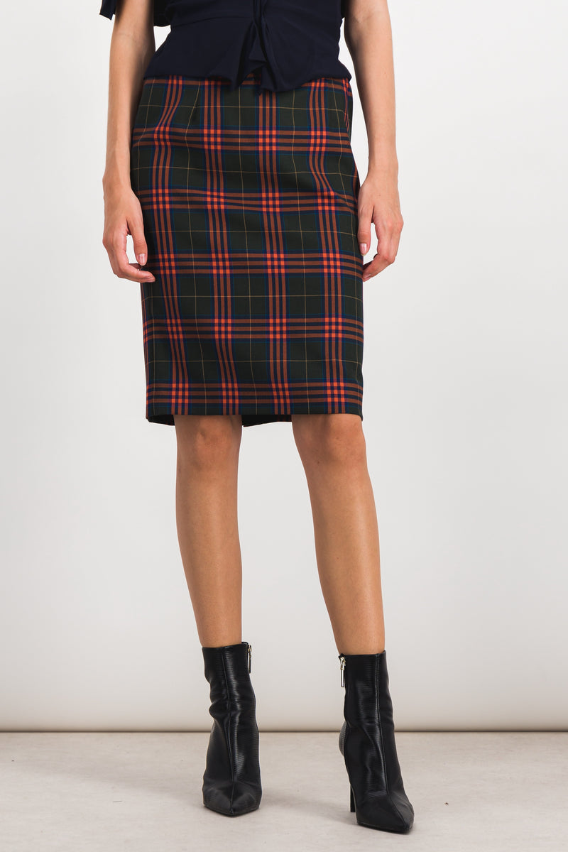 Vivienne Westwood - Red check pencil skirt