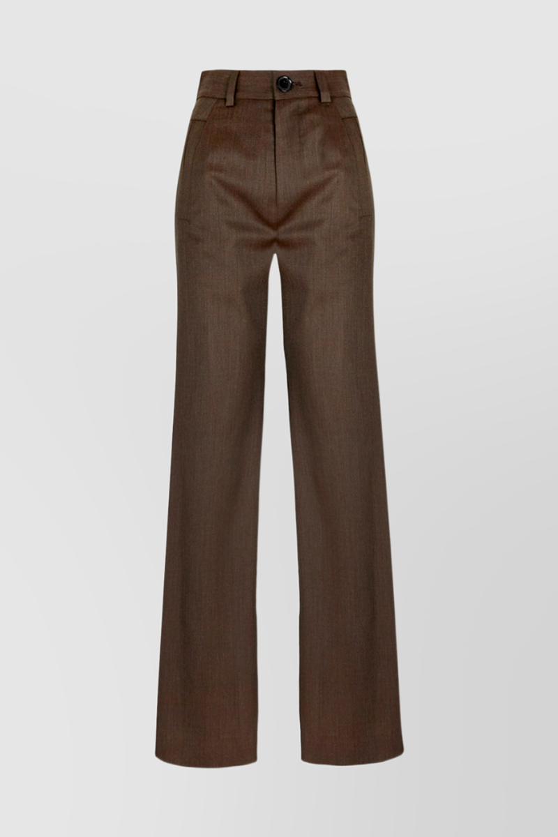 Vivienne Westwood - Brown wide leg tailored pants