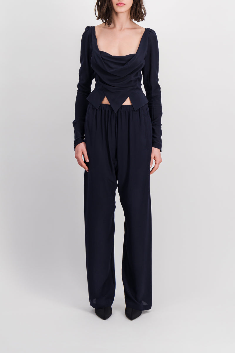 Vivienne Westwood - Loose pleated sarouel pants
