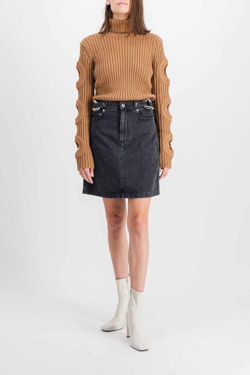 JW Anderson - Cut-out sleeve turtleneck sweater