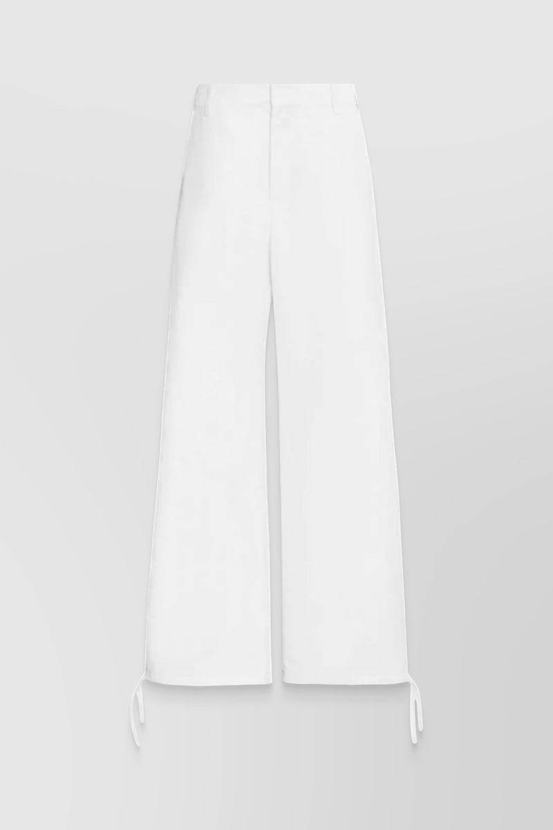 Marni - White wide leg pants