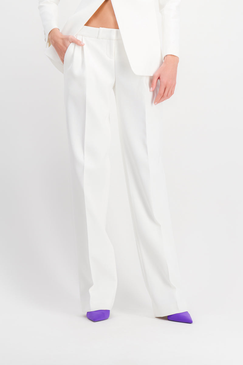 Coperni - White low rise loose tailored pants