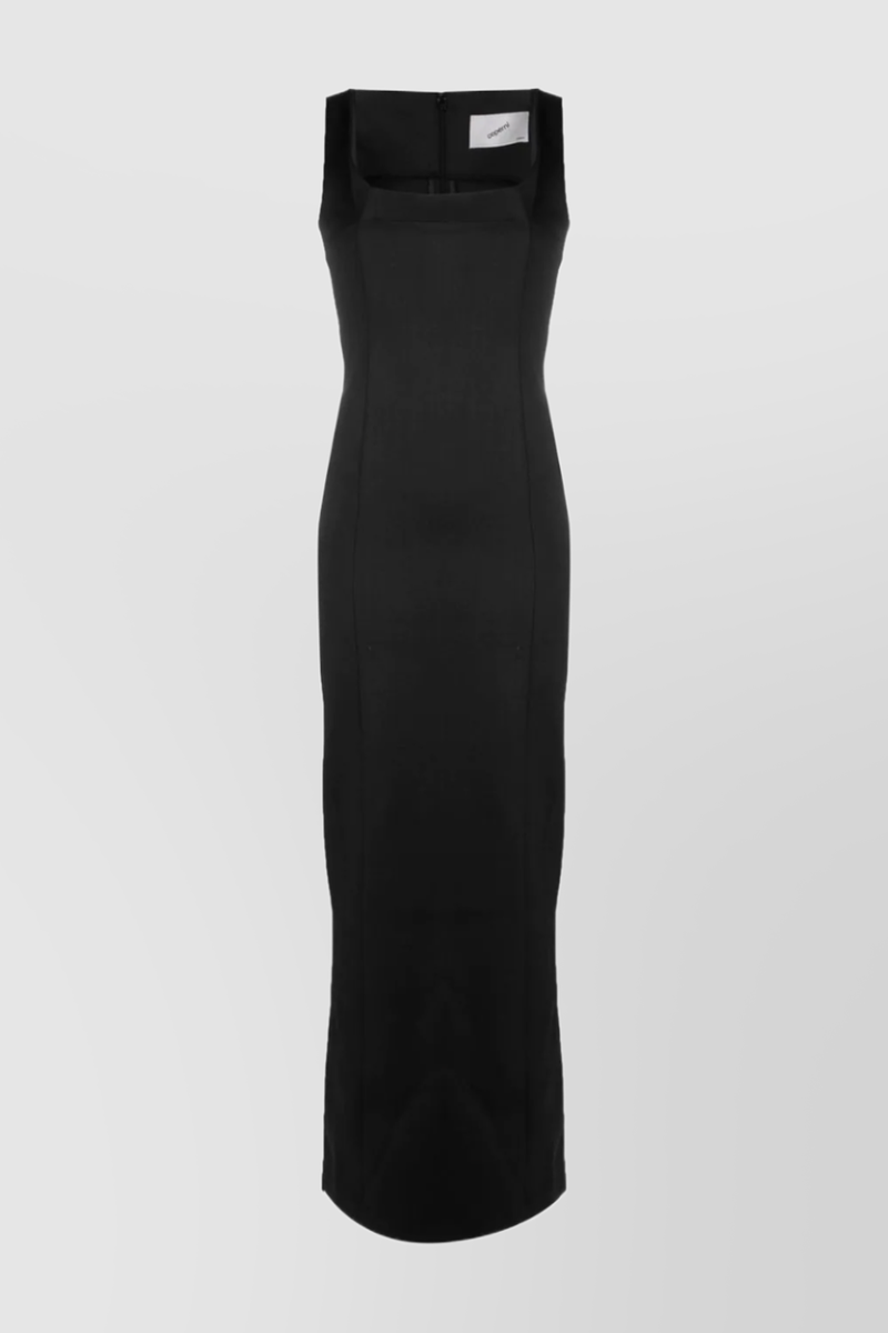 Coperni - Tailored maxi dress with 3D bustier