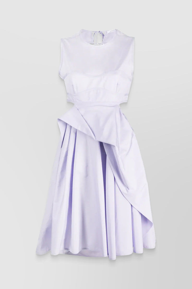 Cecilie Bahnsen - Sleeveless cotton midi dress with bustier