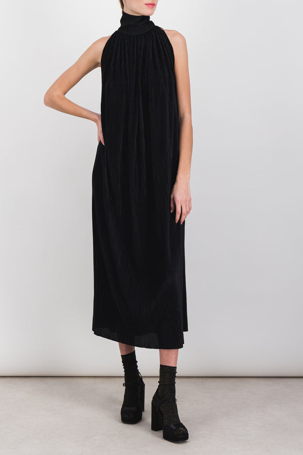 Nensi Dojaka – Heart-padded bra maxi slip dress with side slit – Renaisa