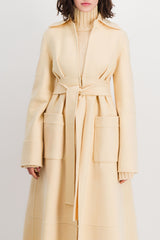 Double face loose wool coat