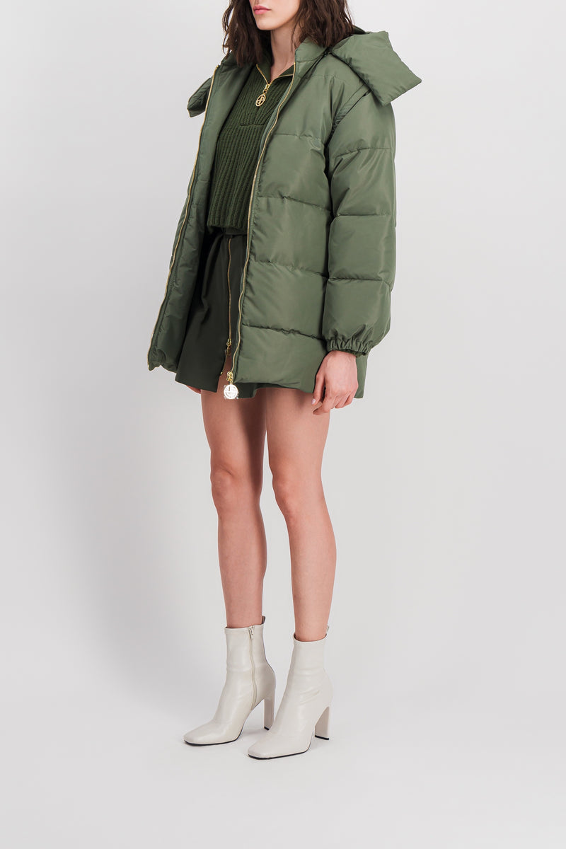 Patou - Oversized parka with detachable sleeves