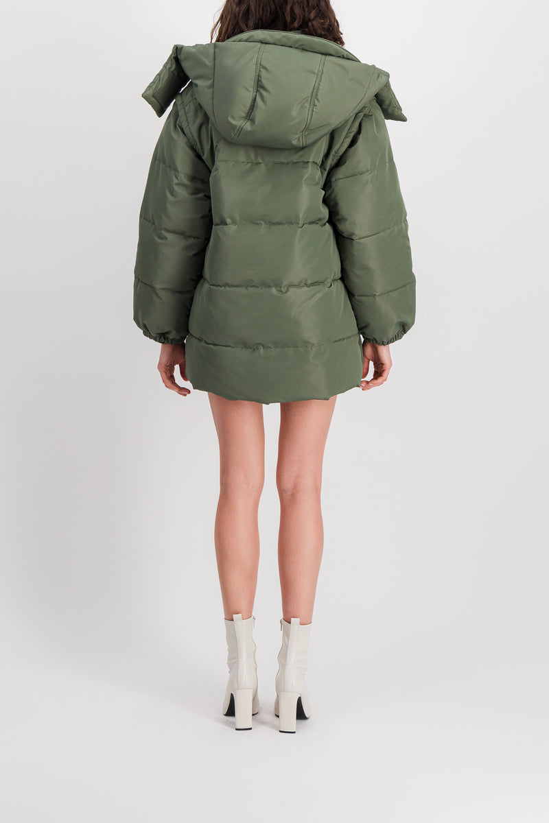 Patou - Oversized parka with detachable sleeves